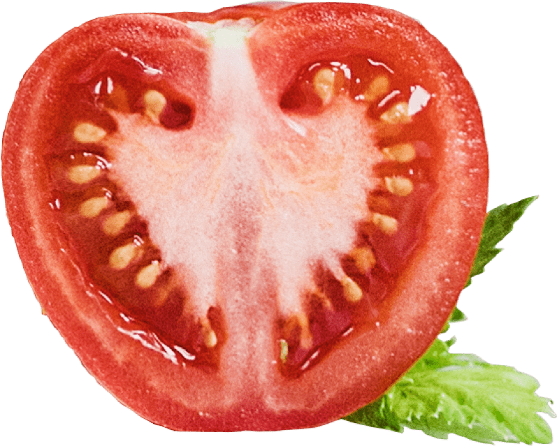 Tomate coupée